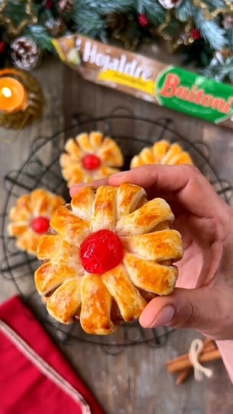 Flores De Hojaldre Y Pi A Para Navidad Nestl Cocina