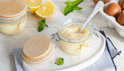 Crema pastelera limón