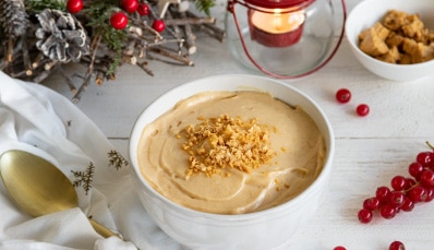 Crema pastelera de turrón