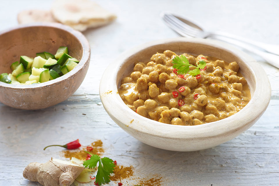 Curry de garbanzos