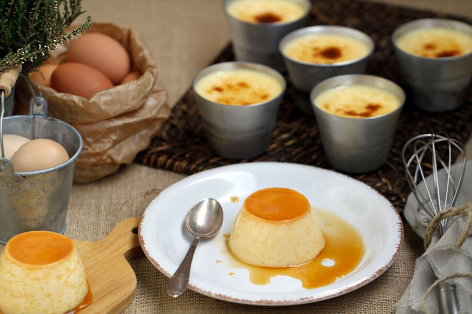 Flan de leche condensada exprés