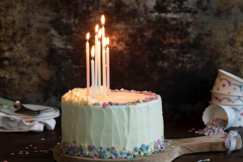 Tarta de chocolate blanco