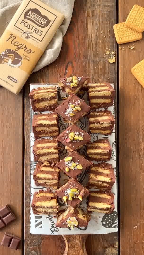 Tarta de galletas sin molde