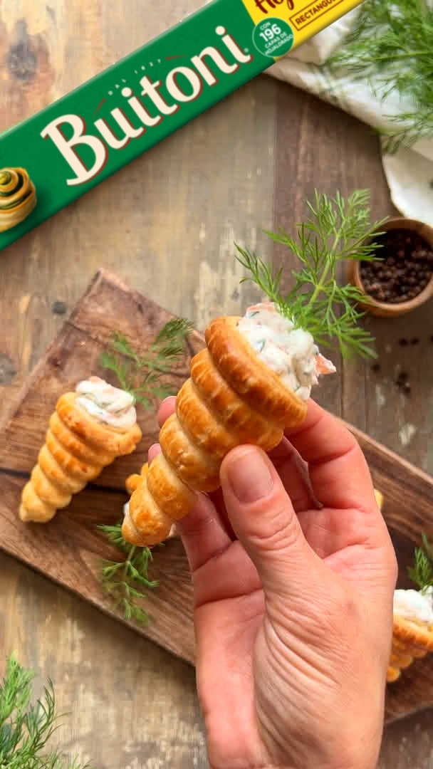 Zanahorias de hojaldre rellenas de salmón