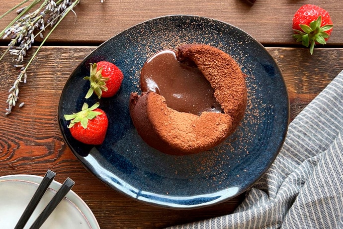 Coulant de chocolate