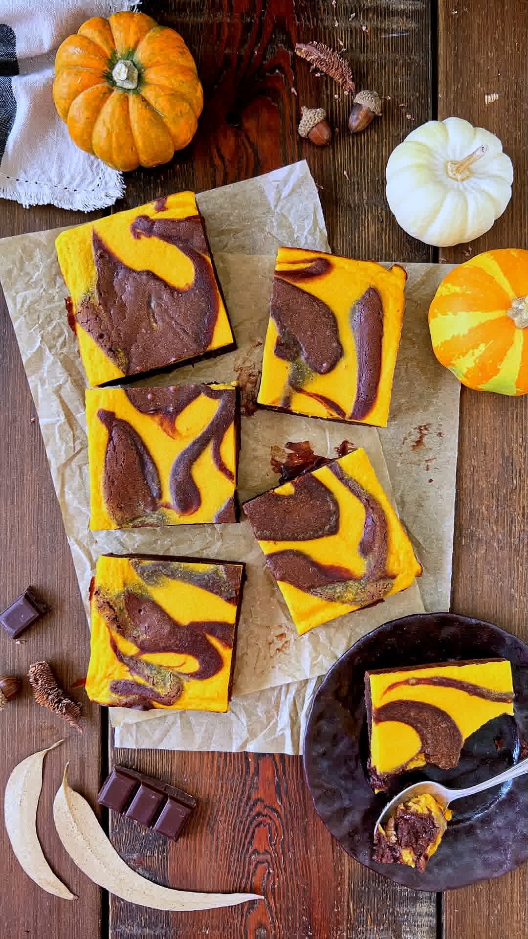 Brownie de calabaza