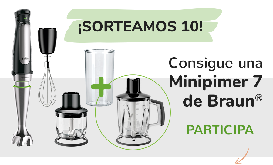 Sorteamos 10 Minipimer 7 de BRAUN®